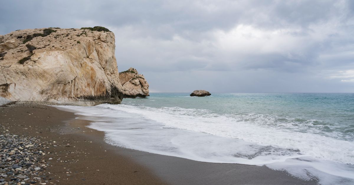 The coastline of Cyprus