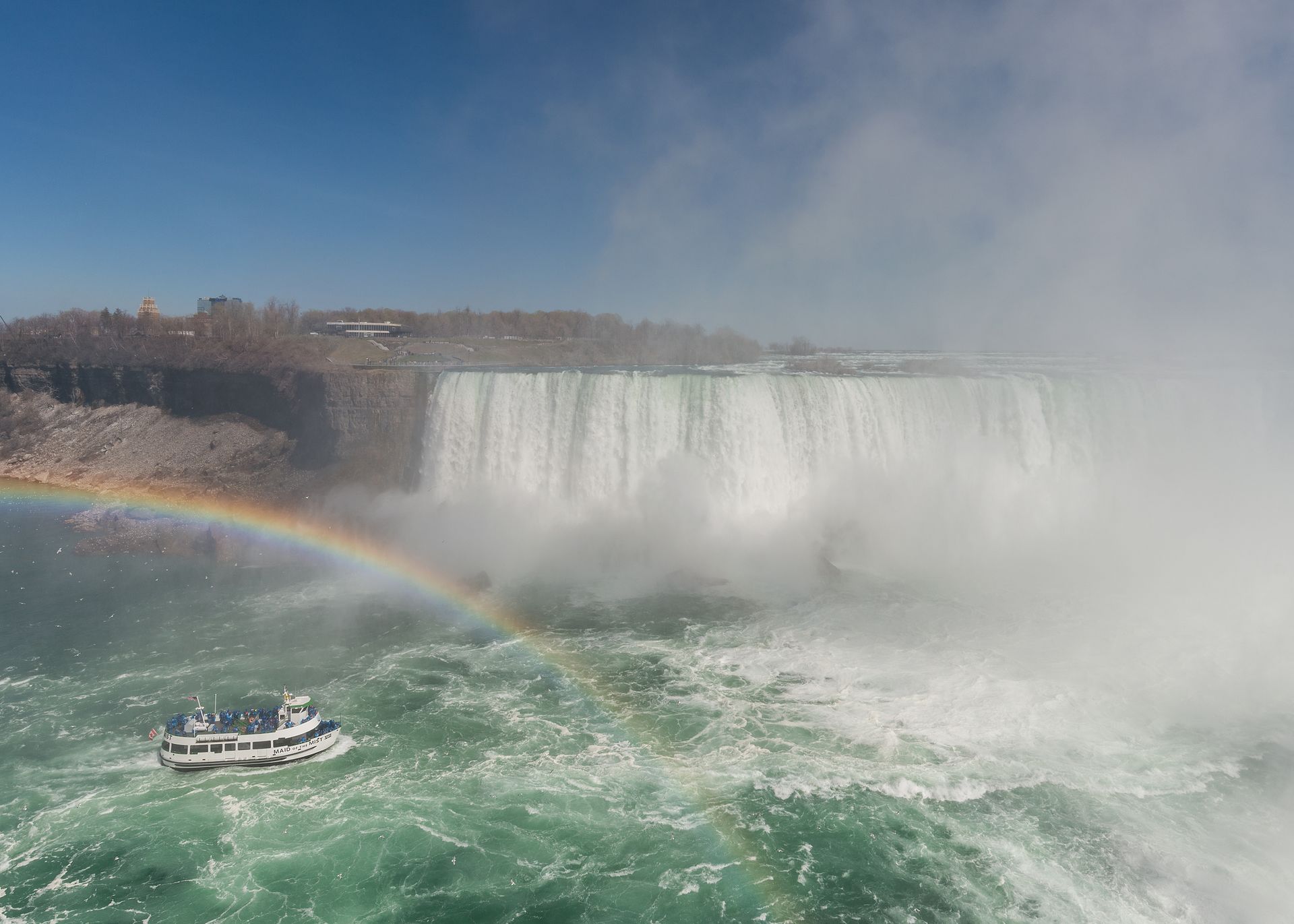 Horseshoe Falls at Niagara Falls, a day trip from Toronto