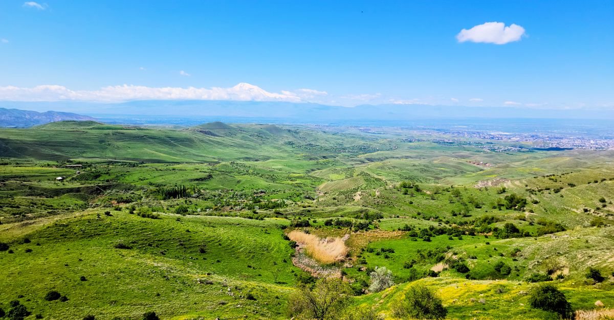 The mountains of Armenia near Yerevan